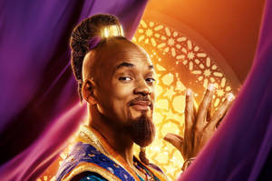 Will Smith Genie Aladdin Wallpaper