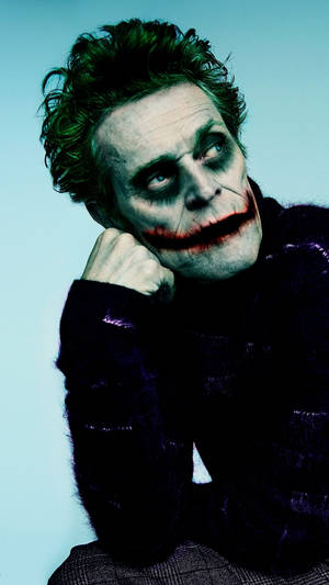 Willem Dafoe Sad Joker Wallpaper