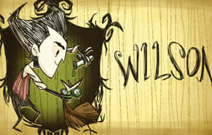 Wilson - A Cartoon Character With A Hat Wallpaper