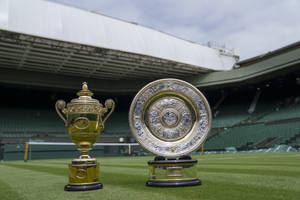 Wimbledon Trophy And Plaque Wallpaper