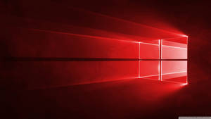 Windows 10 Hd Red Light Logo Wallpaper