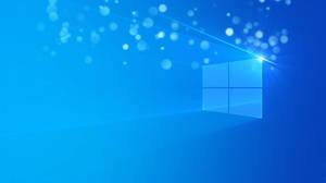 Windows 11 4k Blue Sparkles Wallpaper