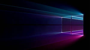 Windows 11 Black Glow Wallpaper