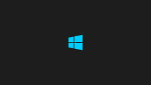 Windows Logo On A Black Background Wallpaper