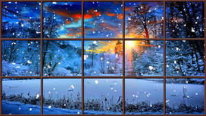 Windows Snow Landscape Wallpaper