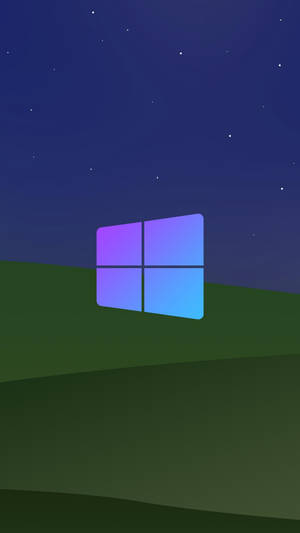 Windows Xp Night Logo Wallpaper