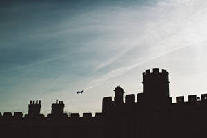 Windsor Castle Silhouette Desktop Wallpaper