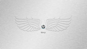Winged Hp Laptop Logo Wallpaper