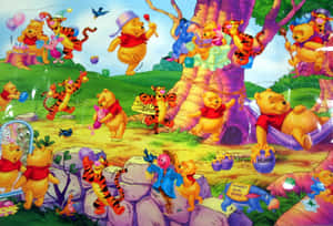 Winnie The Pooh Kidscore Desktop Wallpaper
