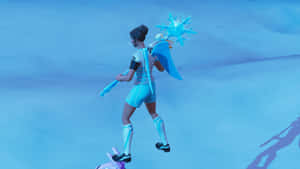 “winning Never Looked So Good: The Fortnite Poised Playmaker” Wallpaper