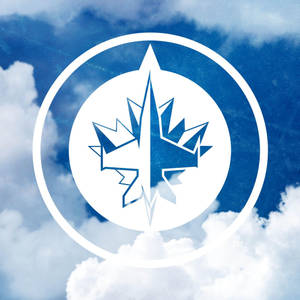 Winnipeg Jets Logo On Blue Sky Wallpaper