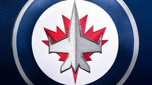 Winnipeg Jets Stitched Logo Wallpaper