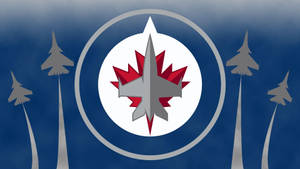 Winnipeg Jets Team Logo Artistic Representation Wallpaper