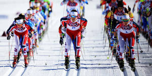 Winter Olympics Ski Racing Wallpaper