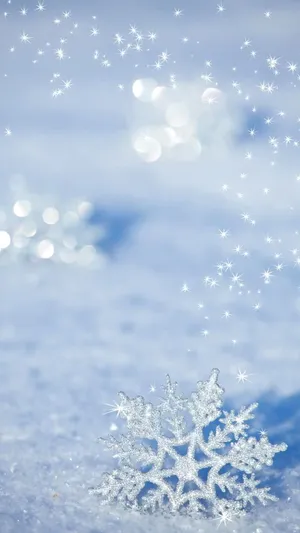 Winter Wonderland Perfectly Captured On New Snowflake Iphone Wallpaper