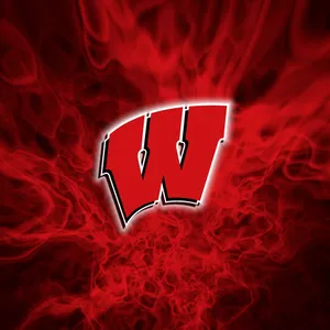 Wisconsin Badgers Football Team In Action Wallpaper