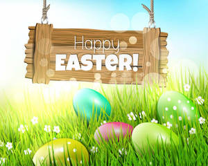 Wishing Everybody A Happy Easter Wallpaper