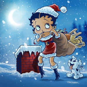 Wishing You The Happiest Of Holiday Seasons From Betty Boop Wallpaper