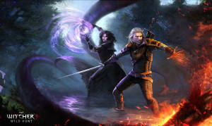 Witcher 3 4k Yennefer And Geralt Wallpaper