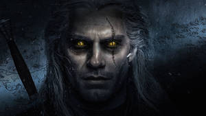 Witcher 4k Geralt With Dragon Eyes Wallpaper