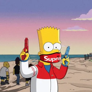 With An Ode To Homer Simpson, Supreme Releases A Pop Art T-shirt Wallpaper