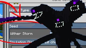 Wither Storm Pixel Art Wallpaper