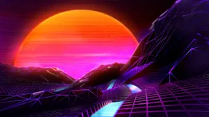 Witness The Beauty Of A Pink Moon In The Galaxy! Wallpaper