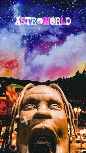 Witness The Cosmic Sound & Vibes Of Astroworld On Your Iphone Wallpaper