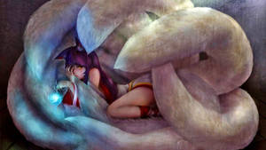 Wolf Girl With Nine Tails Wallpaper