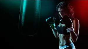 Woman Boxing Sports 4k Wallpaper