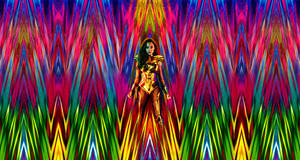 Wonder Woman 1984 Psychedelic Retro Photo Wallpaper