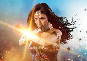 Wonder Woman Crossed Arms Bracelets Wallpaper
