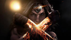 Wonder Woman With Crossed Arms Wallpaper