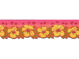 Wonderful Illustration Of Yellow Hibiscus Flower Wallpaper