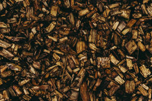 Wood Chip Aesthetic Pattern Wallpaper