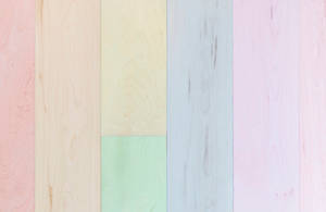 Wooden Board Pastel Desktop Wallpaper