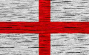 Wooden England Flag Wallpaper