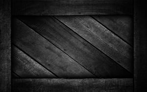 Wooden Surface In Black 3d Wallpaper