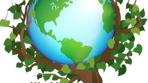 World Environment Day Earth On Tree Art Wallpaper