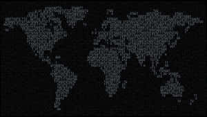 World Map Code Wallpaper