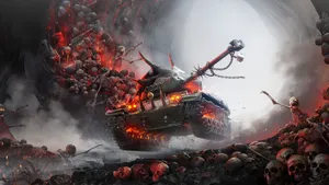 World Of Tanks Skeletal Wallpaper
