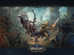 World Of Warcraft Battle For Azeroth Sylvanas Vs Anduin Wallpaper