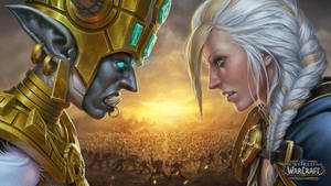 World Of Warcraft Battle For Azeroth Talanji Vs Jaina Wallpaper