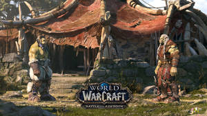 World Of Warcraft Battle For Azeroth Thrall And Varok Wallpaper