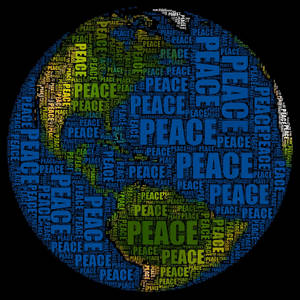 World Peace Typography Wallpaper