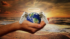 World United In Peaceful Harmony Wallpaper