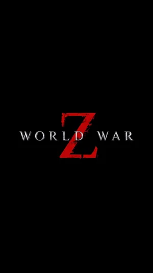 World War Z Game Logo Black Wallpaper