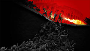 World War Z Incinerating Zombies Wallpaper