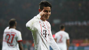 Worn Out Player James Rodriguez Wallpaper