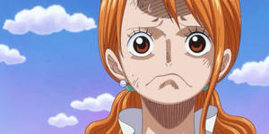 Worried Nami One Piece Wallpaper